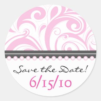 Tendy Soft Pink Swirlies Salve o adesivo Date