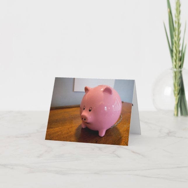 Tenha algum dinheiro em seu cartão de aniversário (Frente)