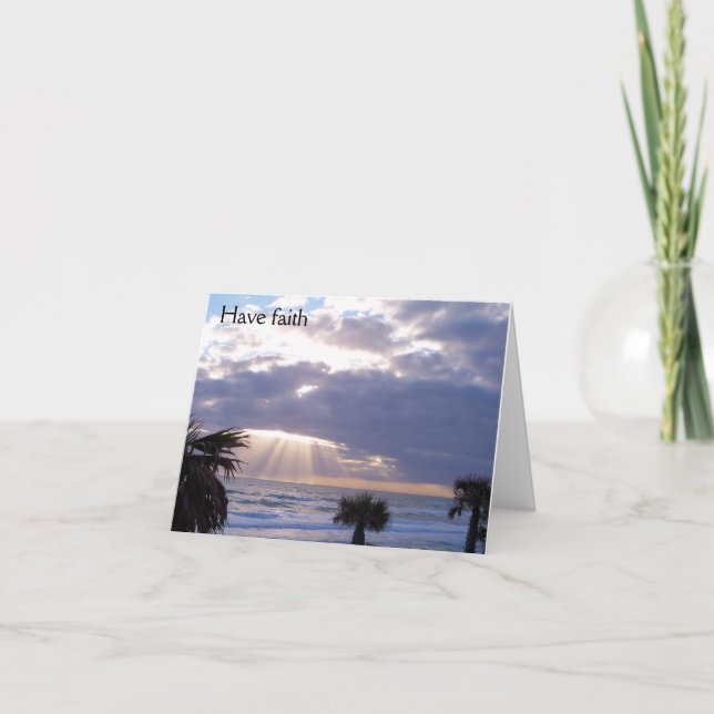 Tenha fé pensando em seu cartão (Frente)