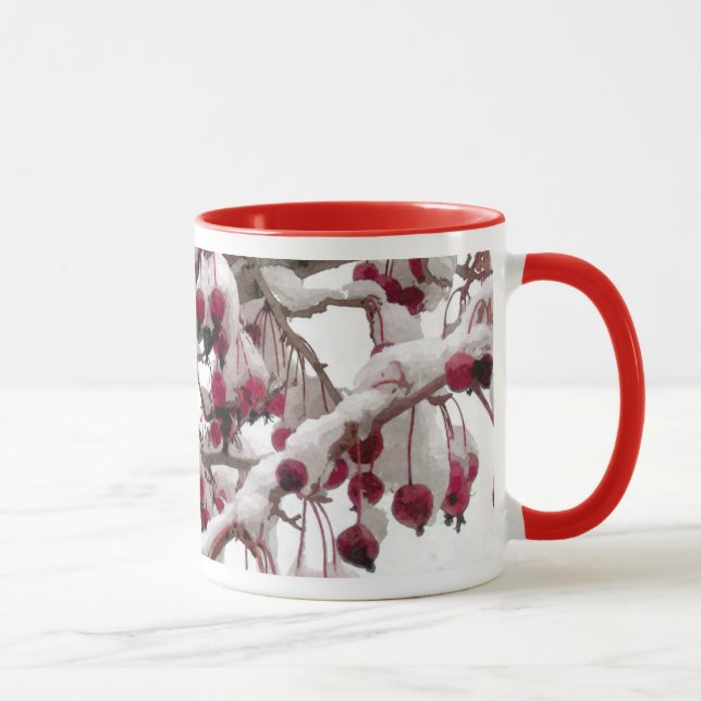 Tenha muito uma caneca do Natal da cereja (Direita)