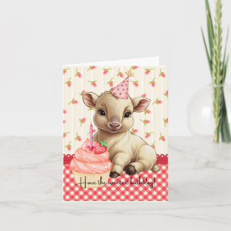 Tenha o cartão de aniversário mais doce