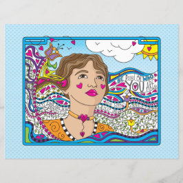 Tenha Orgulho De Quem Você É A Folha De Papel Simp