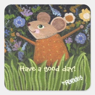 Tenha um adesivo de bom dia