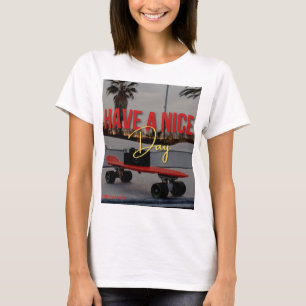 Tenha um bom dia para camisa design