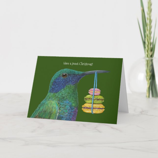 Tenha um cartão de Natal doce (Frente)