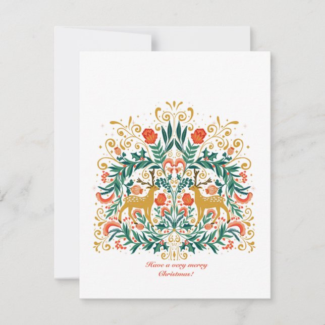 Tenha um cartão de natal muito feliz (Frente)