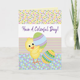 Tenha Um Cartão De Saudação Colorida