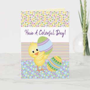 Tenha Um Cartão De Saudação Colorida