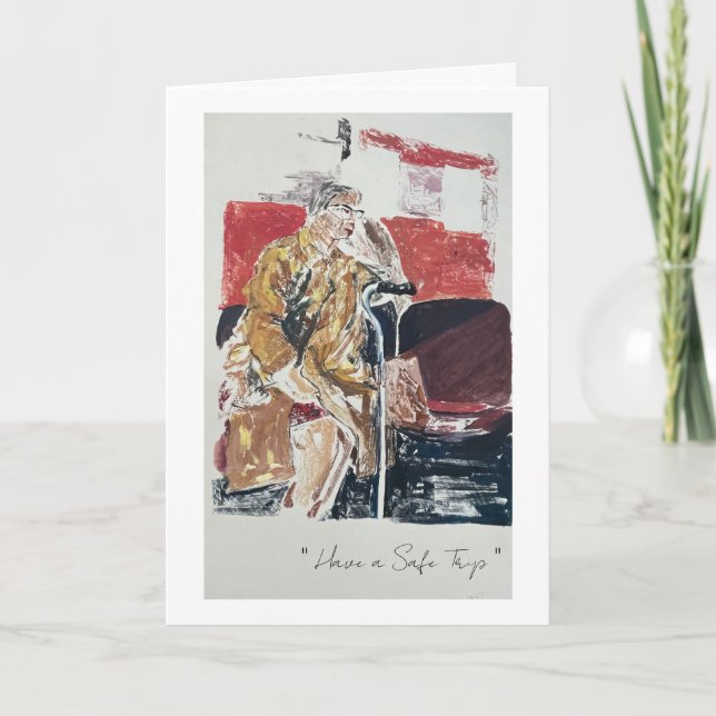 Tenha um cartão de viagem seguro (Frente)