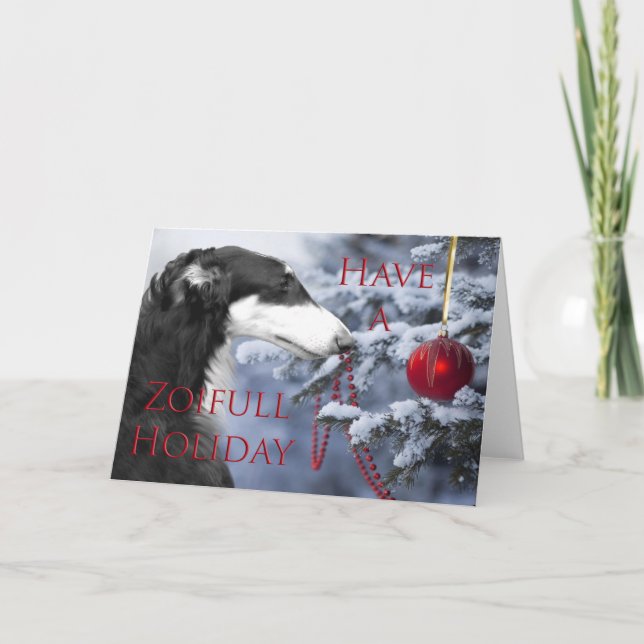 Tenha um cartão do feriado de Zoifill (Frente)