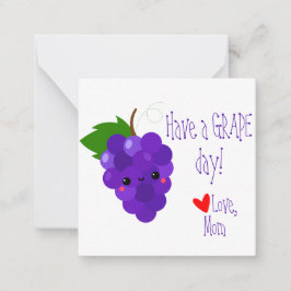 Tenha um Conjunto de Cartões de Nota para Lanche '