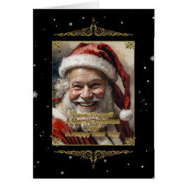 Tenha Um Feliz Cartão De Natal Dobrado