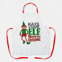 Tenha um feliz de Natal Apron
