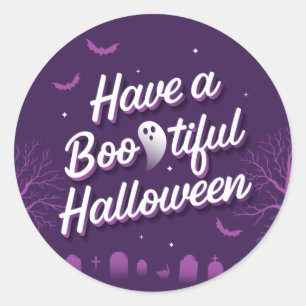 Tenha um Halloween Bootiful / Adesivos