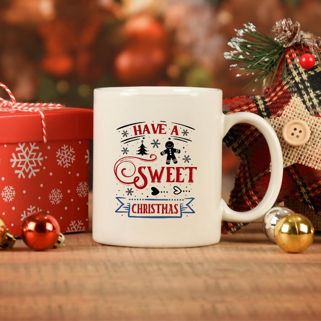 Tenha um Natal Doce Caneca de Café com Gengibre (Criador carregado)