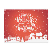 Tenha Um Natal Feliz | Cartão postal