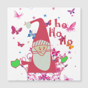 Tenha uma borboleta de Natal Colorida Hoho Adoráve