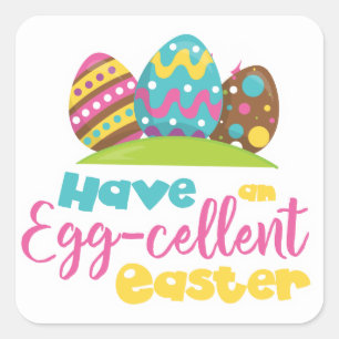 Tenha uma etiqueta eggcellent da arte da palavra