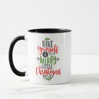 Tenha você mesmo um alegre pouca caneca do Natal