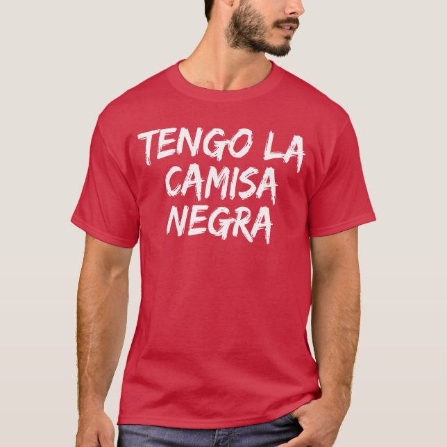 Tenho a Camisa Preta Funny SpanishLatino retrô (Frente)