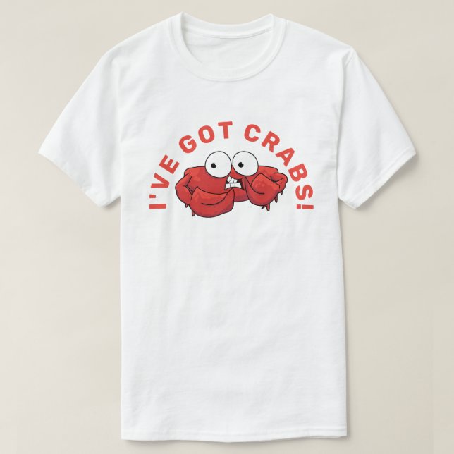 Tenho Camiseta Crabs (Frente do Design)