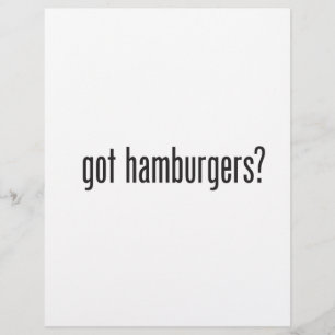 tenho hambúrgueres