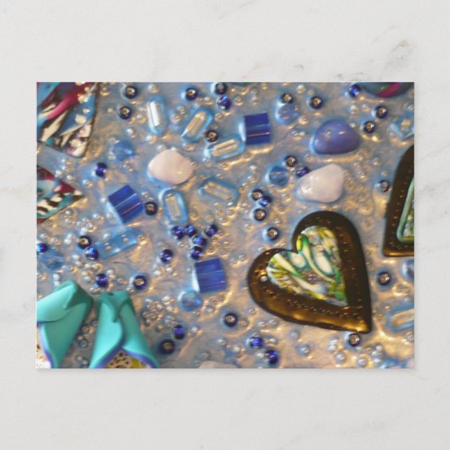 Tenho os cartões postais azuis (Frente)