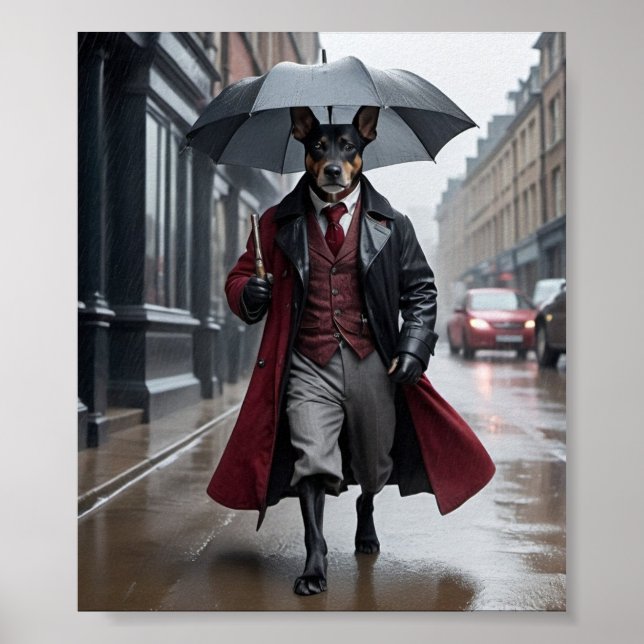 Tenho Planos Com Meu Cachorro Poster 4 (Frente)