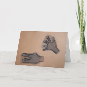 "Tenho que te entregar..." Cartão de Agradeciment