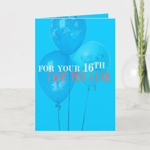 Tenho um Cartão de Aniversário do 16º Carro