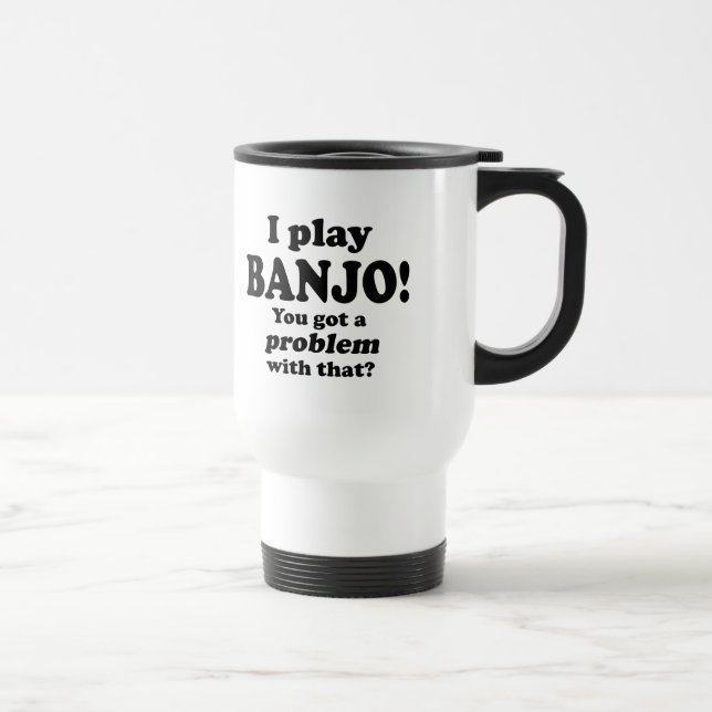 Tenho Um Problema Com Isso, Caneca de viagem De Ba (Direita)