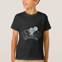 Tênis A camiseta Menace para crianças