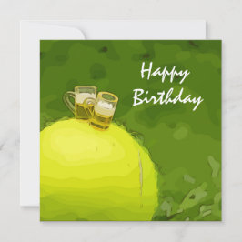 Tênis Aniversário com bola e vidro de cerveja