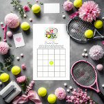 Tênis Bachelorette do Clube Social Chic<br><div class="desc">Adicione um toque de elegância divertida ao seu fim de semana de solteira com este cartão de Bingo do Clube Social Chic. Apresentando listras cor-de-rosa e brancas, filmes inspirados em tênis, e tipografia quic, este jogo é perfeito para comemorações esportivas e na moda. Uma atividade divertida para fins de semana...</div>