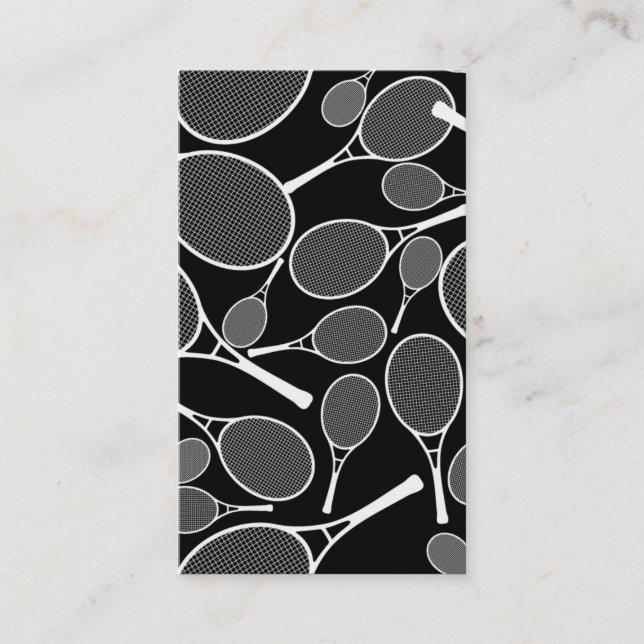 Tênis - cartão de assunto pessoal (Frente)