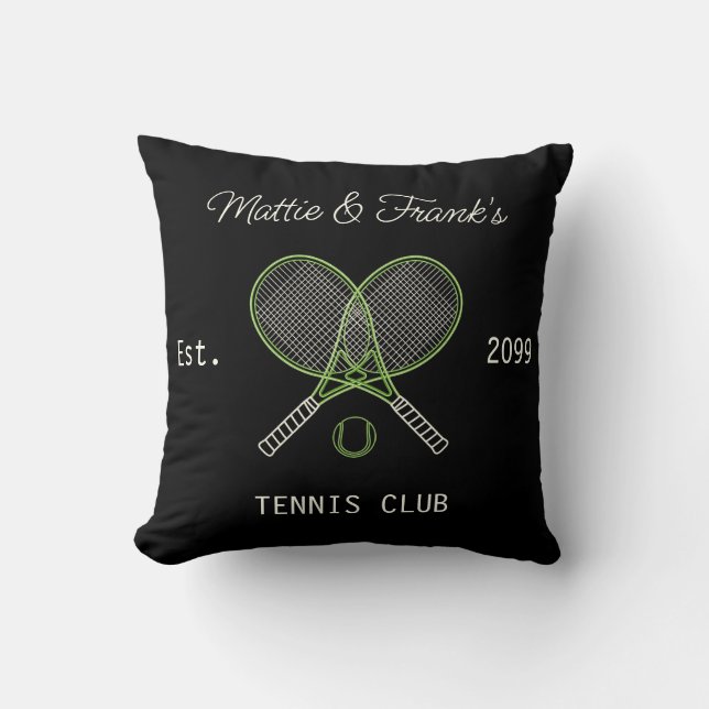 Tenis Clube Almofada de Lançamento (Frente)