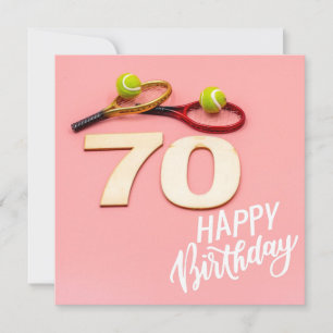 Tênis com 70 de aniversário com amor