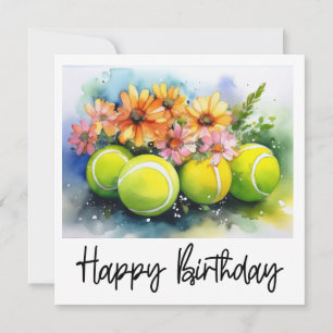 Tênis com muitas flores para o cartão de aniversár