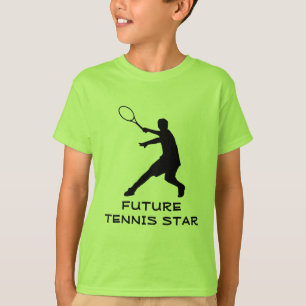 Tênis de criança t-shirt verde com aspas bonitas
