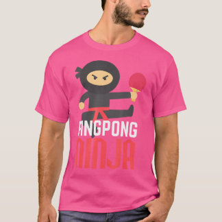 Tênis de Mesa de camisa Engraçado Ping Pong Ninja