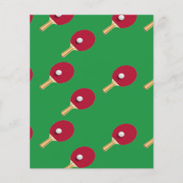 tênis de mesa de  e esfera em verde