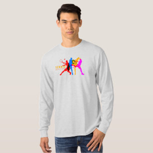 Tênis Esporte   Camisa de folga longa, de uso masc