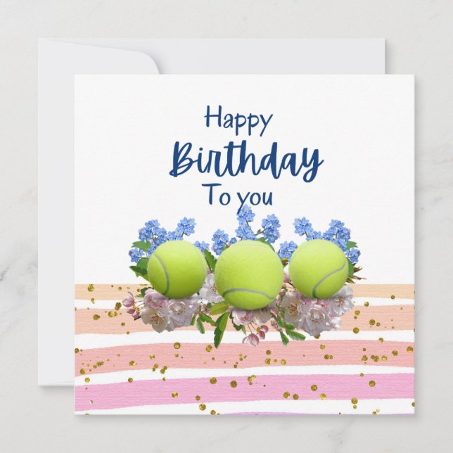 Tênis Feliz aniversário com flores (Frente)