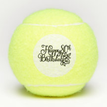 Tênis Happy 80 Birthday Tênis Balls