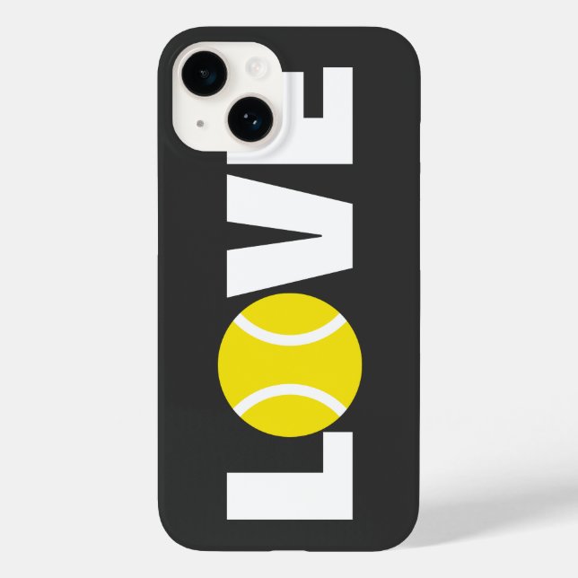 Tênis love iPhone 14 cobrir com design de bola (Verso)