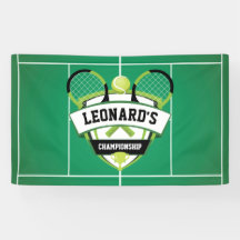 Tenis party backdrop