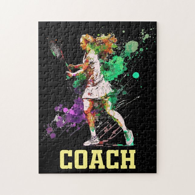 Tênis Quebra-cabeça para treinador de mulheres (Vertical)