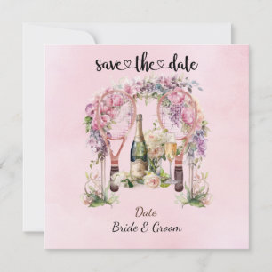 Ténis Salve a data Convite para Festa de Casamento