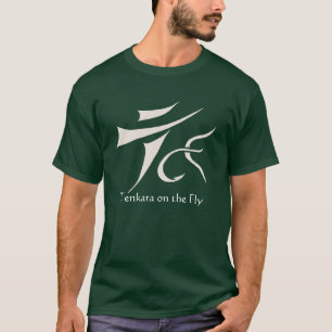 Tenkara sobre - - voe o t-shirt escuro