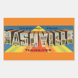 Tennessee, Folha de 4 adesivos Nashville